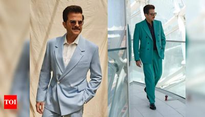 These 5 suits worn by Anil Kapoor prove he's a trendsetter even in fashion - Times of India