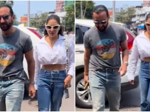 Saif Ali Khan and Sara Ali Khan celebrate the weekend with a stylish lunch date | Hindi Movie News - Times of India