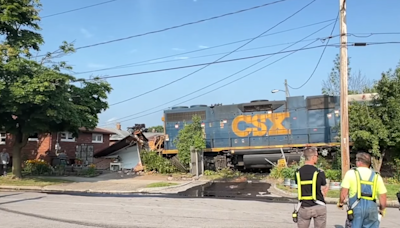 Garage Hit By Derailed Train For The Second Time