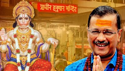 Delhi CM Arvind Kejriwal's Day Out: Hanuman Temple Visit, Media Briefing And A Roadshow
