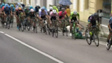 Spectator Filming Causes Huge Crash at Vuelta a Extremadura