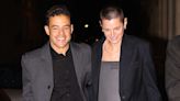 Rami Malek and Emma Corrin Smile Together Leaving Paris Fashion Afterparty