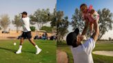 Neymar Jr. encanta seguidores em "dia de golfe" ao lado da filha Mavie