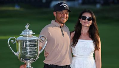 Xander Schauffele's Wife Maya Sends Priceless Message During Epic Run