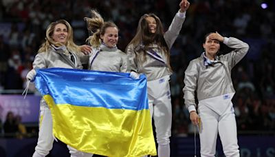 Superstar Kharlan inspires Ukraine to Olympic gold in sabre team event