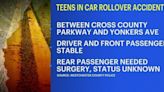 3 Long Island teens injured in Yonkers car crash