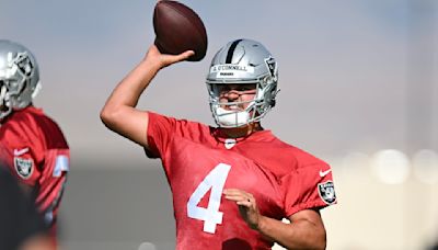 Raiders QB Aidan O’Connell in better shape entering Year 2