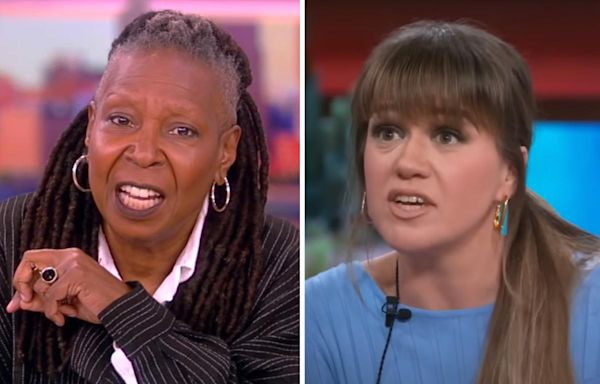 'The View's Whoopi Goldberg defends Kelly Clarkson from critics "kicking her behind" over weight loss