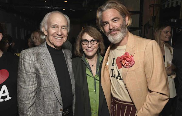 Chris Pine's Parents Show Their Support at Premiere of His Directorial Debut, “Poolman ”— See the Family Pic!