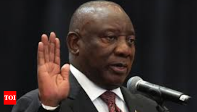 South Africa's Ramaphosa to be sworn in as president - Times of India