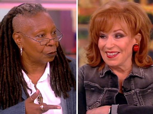 'The View's Whoopi Goldberg snaps at Joy Behar while defending Harrison Butker's controversial commencement speech: "Stop that!"