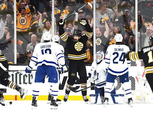 Bruins pull off OT win over Maple Leafs in Game 7, advance to face Panthers in second round