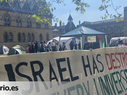 Estudiantes protestan para que la Universidad de Oxford corte relaciones con Rolls-Royce y Barclays por la guerra de Gaza