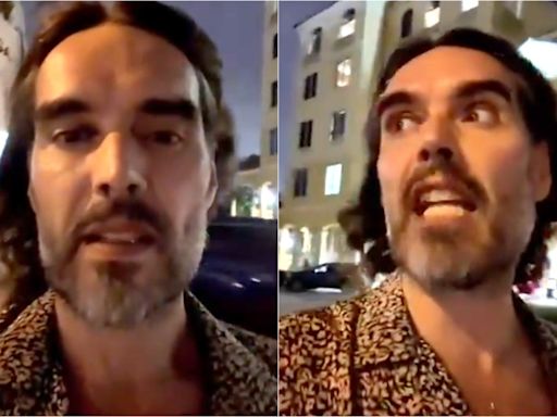 Russell Brand claims he’s found God in Hurricane Milton – while he’s 200 miles away in Miami