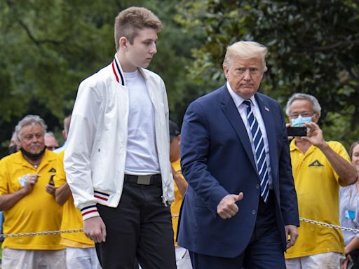 Donald Trump shares Barron's plans for college