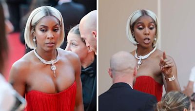 Kelly Rowland appears to admonish Cannes Film Festival ushers on red carpet: "Don't talk to me like that"