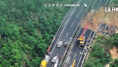 Tragedia en China: 48 muertos tras deslizamiento de carretera por fuertes lluvias