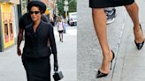 Nicole Ari Parker Goes Vintage Chic in Christian Louboutin Pumps While Filming Season 3 of ‘And Just Like That’