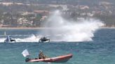 Moment: Huge crash in E1's Puerto Banus race