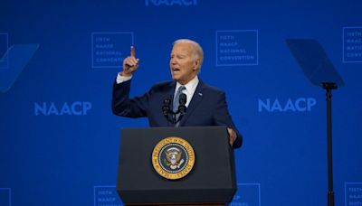 At Las Vegas NAACP event, Biden refuses to let up on Trump