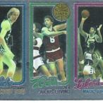 1996 Topps Reprint Larry Bird / Magic Johnson  Julius Irving