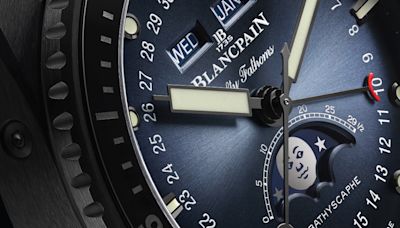 Blancpain Just Dropped the World’s First Ceramic Dive Watch With an Annual Calendar and Moon-Phase