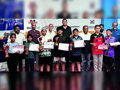 Pramaan and Mahima Triumph at U-13 Telangana State TT Championship | Hyderabad News - Times of India