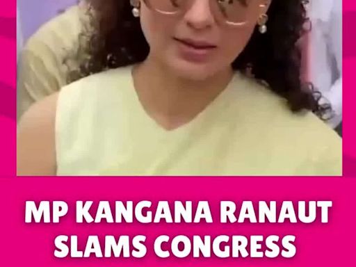 Kangana Ranaut Attacks Gandhi Family On Her Upcoming Film Emergency | Entertainment - Times of India Videos