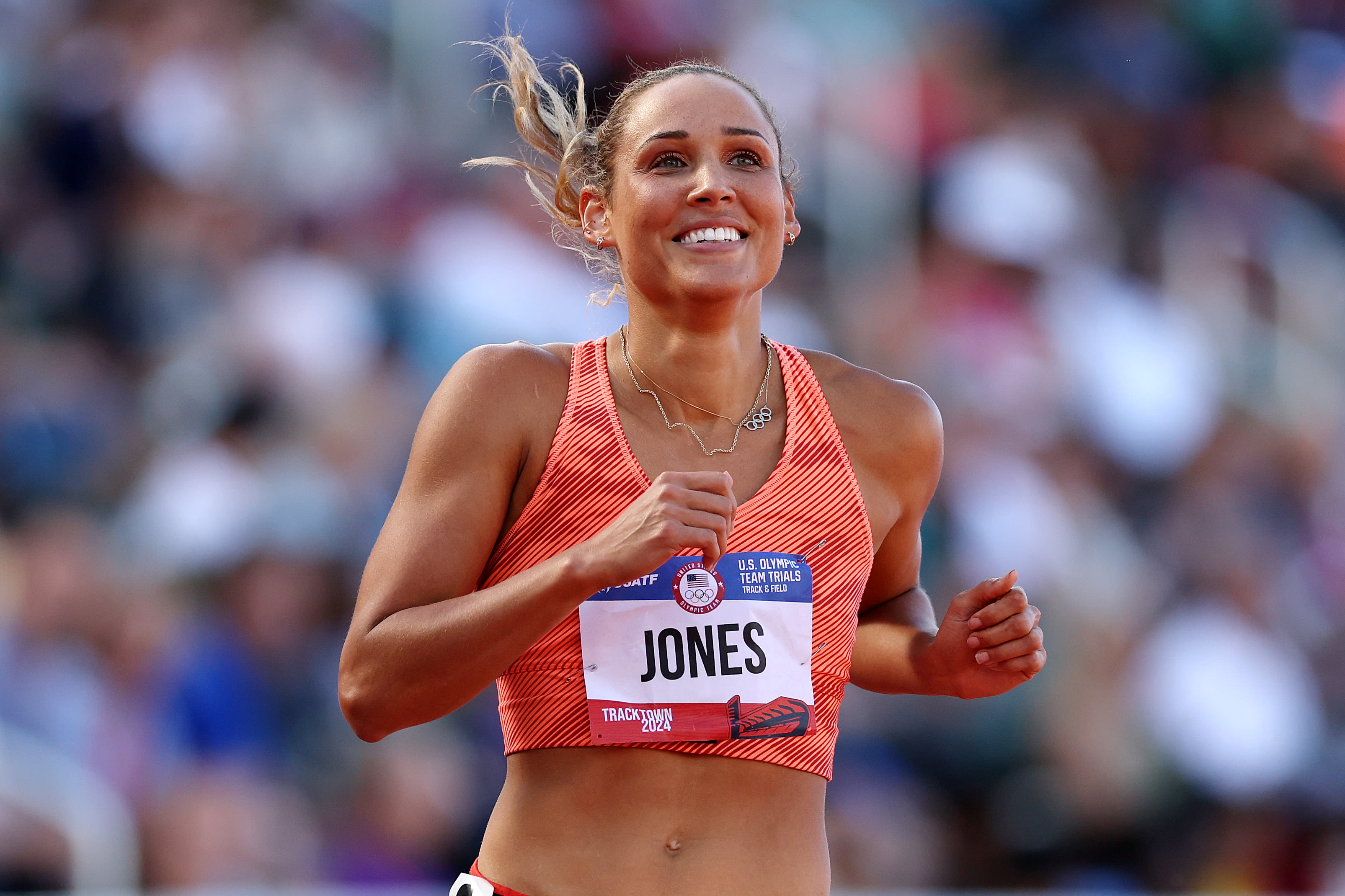 Lolo Jones, 41 and ‘terrified,’ is back on the track and running against time