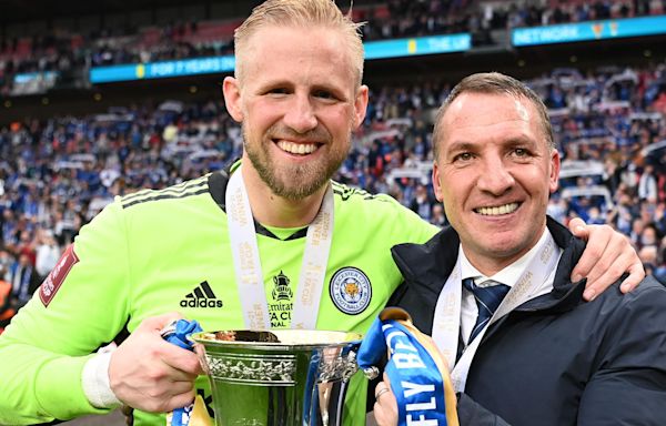 Rodgers reunites with 'quality' Denmark captain Schmeichel