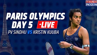 PV Sindhu vs Kristin Kuuba Live Score: India Star Eyes Win In Paris Olympics 2024