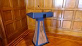 Prosecutor won't file criminal charges over purchase of $19K lectern by Arkansas governor's office