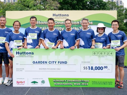 Huttons Asia raises $18,000 for charity in sustainable walk