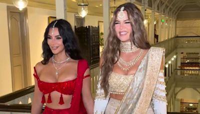 Kim Kardashian Breaks Traditional Etiquette by Wearing Red to Ambani Wedding — All About Her Risky Look