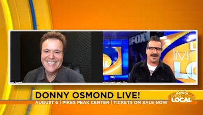 Donny Osmond’s award-winning Vegas show to visit Colorado Springs