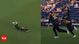 'One-handed, full stretch': Marnus Labuschagne produces 'one of the greatest' catches at T20 Blast - Watch | Cricket News - Times of India