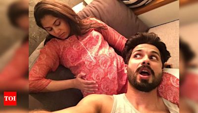 ...Throwback: When Mira Rajput shared THIS pic with Shahid Kapoor before Misha's arrival; ‘Can You Come Out Already?’ | Hindi Movie News - ...