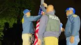 Instantly Iconic: NYPD Tears Down Palestinian Flag After Taking Back Campus, Raises American Flag