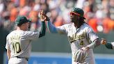 Dramatic ninth-inning homer helps A’s end trip on positive note