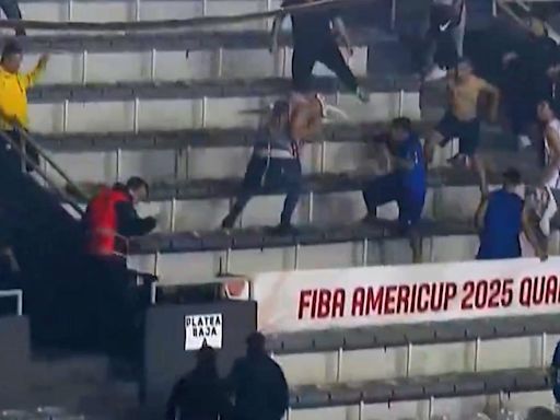 Violencia en el clásico de Mar del Plata: hinchas de Quilmes y Peñarol se enfrentaron a golpes en la tribuna y suspendieron el partido