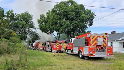 CSRA crews battle 4 structure fires during extreme heat this week