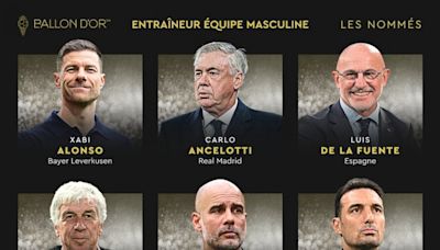 Bola de Ouro 2024: Xabi Alonso, Ancelotti e Guardiola entre os finalistas a melhor técnico de time masculino