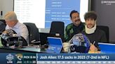 Tony Khan Wears A Neck Brace During The NFL Draft