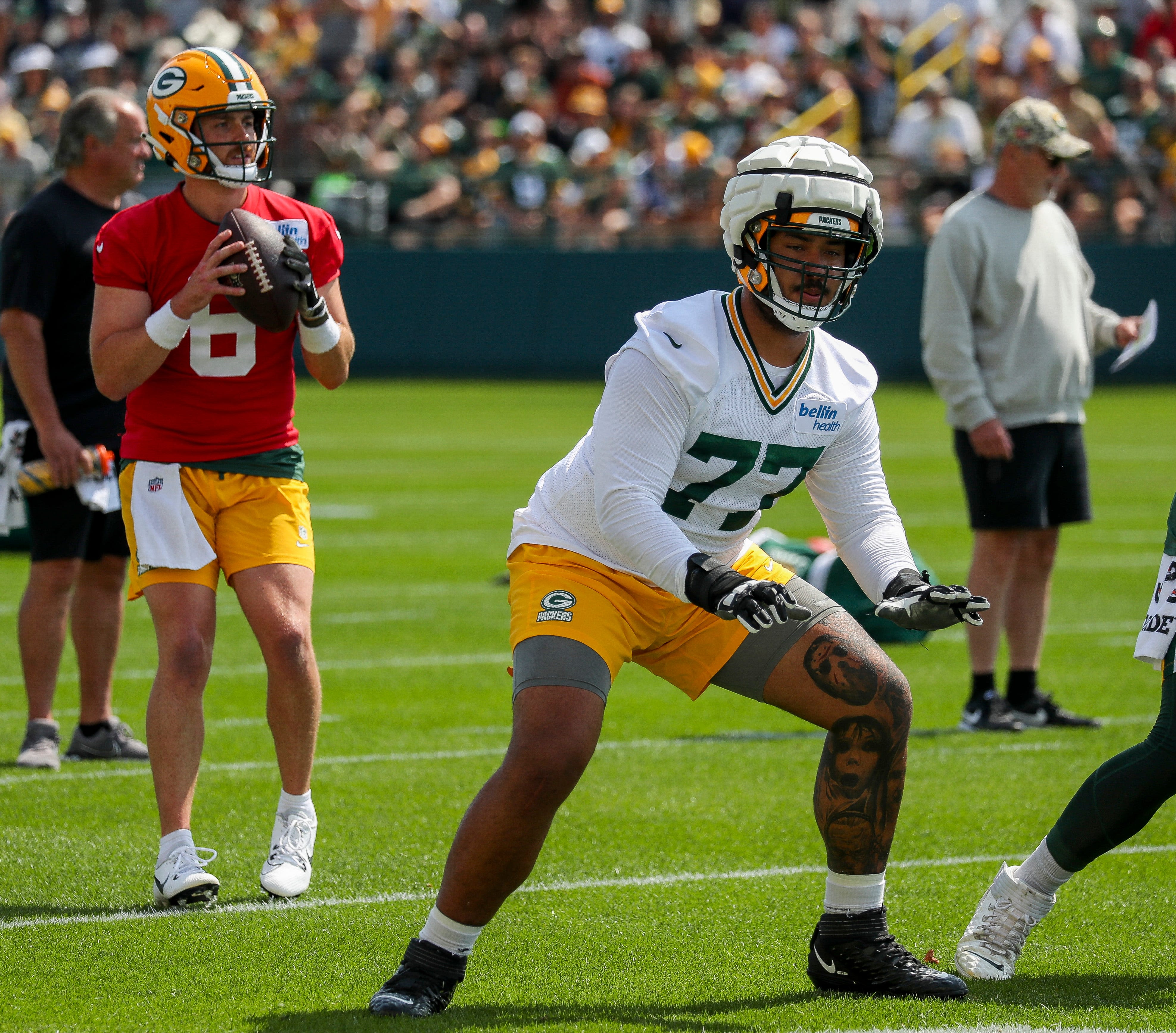 Here's a look at the Packers' 2024 projected depth chart as training camp battles heat up