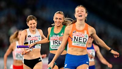 European Athletics Championships: Ireland claim silver in Women’s 4x400m relay final