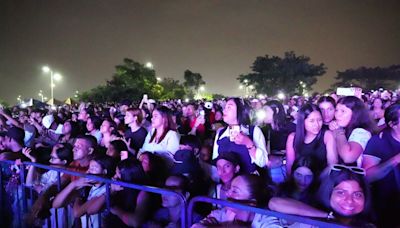 Una multitud acudió al parque Samanes para disfrutar del concierto que organizó el municipio de Guayaquil