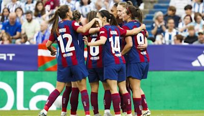 El Barcelona - Real Sociedad de la final de la Copa de la Reina