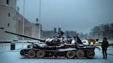 Brawl in Vilnius after flowers placed on destroyed Russian tank