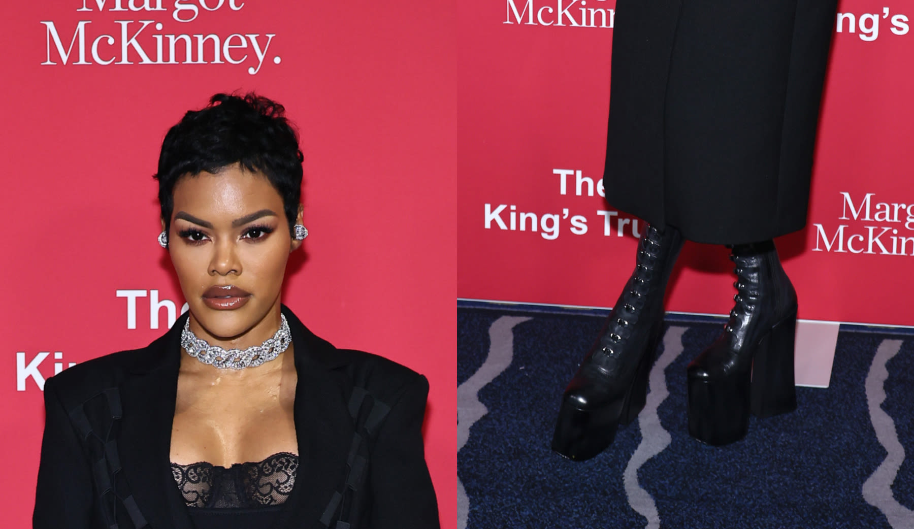 Teyana Taylor Goes Monochromatic With Marc Jacobs Kiki Boots at The King’s Trust Gala