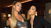 Kim Kardashian and Paris Hilton Go Sledding Together at Her Epic Christmas Bash